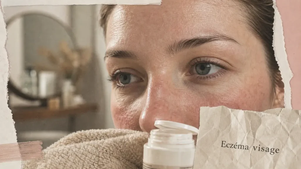 Eczema sur visage : plaques, paupières, rougeurs et démangeaisons sur peau sèche