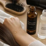 Huile pour cheveux lisse, brillance anti-frisottis et protection thermique