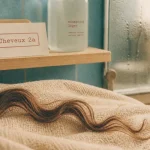 Photo cheveux 2a : vagues en S légères au miroir