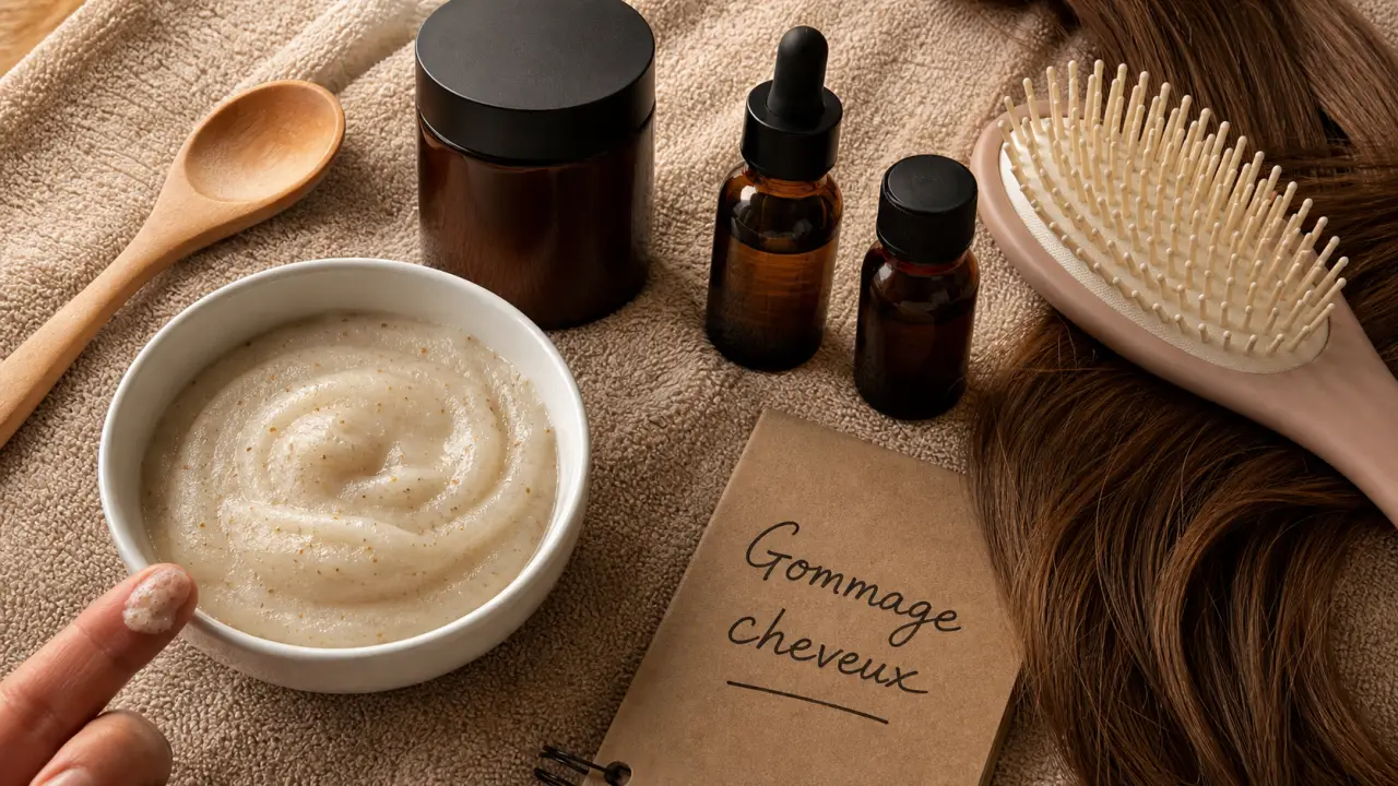 Gommage cheveux : cuir chevelu plus léger, résidus éliminés
