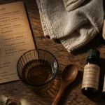 Huiles essentielles anti inflammatoire : gaulthérie et eucalyptus citronné en flacons