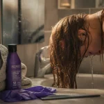 Neutraliser reflet roux naturellement sur cheveux châtain avec shampooing violet