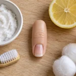 Blanchir ongles jaunis : bicarbonate, citron et eau oxygénée 3%