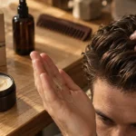Cire pour cheveux mate : application sans effet carton