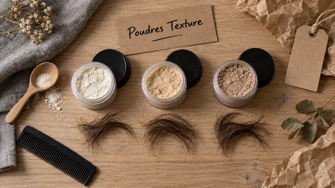 Meilleur poudre texture : poudre coiffante texturisante en pots