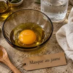 Œuf pour les cheveux : masque au jaune, eau très fraîche