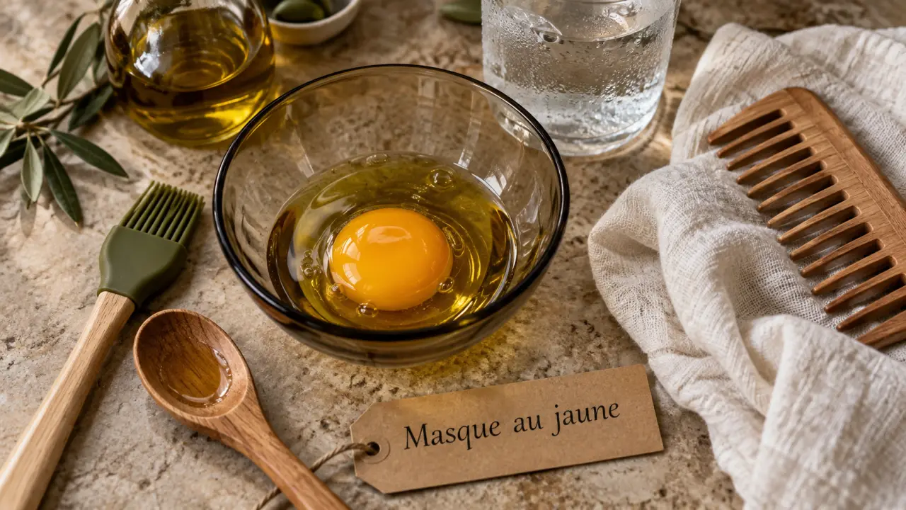 Œuf pour les cheveux : masque au jaune, eau très fraîche