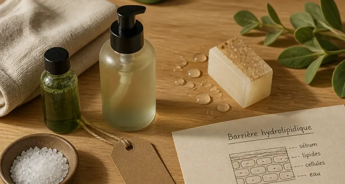Savon liquide bio pour nettoyer la peau sans l’agresser