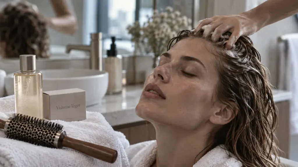 Cheveux fin shampoing volumateur aux racines, légèreté et volume