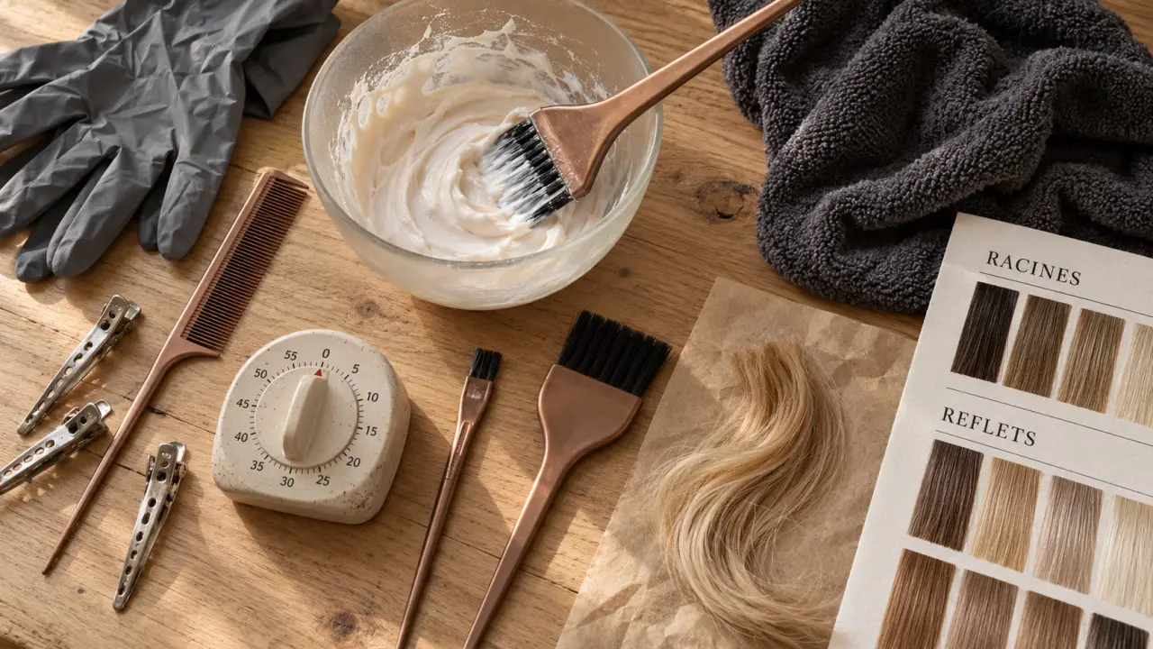 Décoloration cheveux blond : éclaircissement sans multiplier les passages, crème éclaircissante et gants